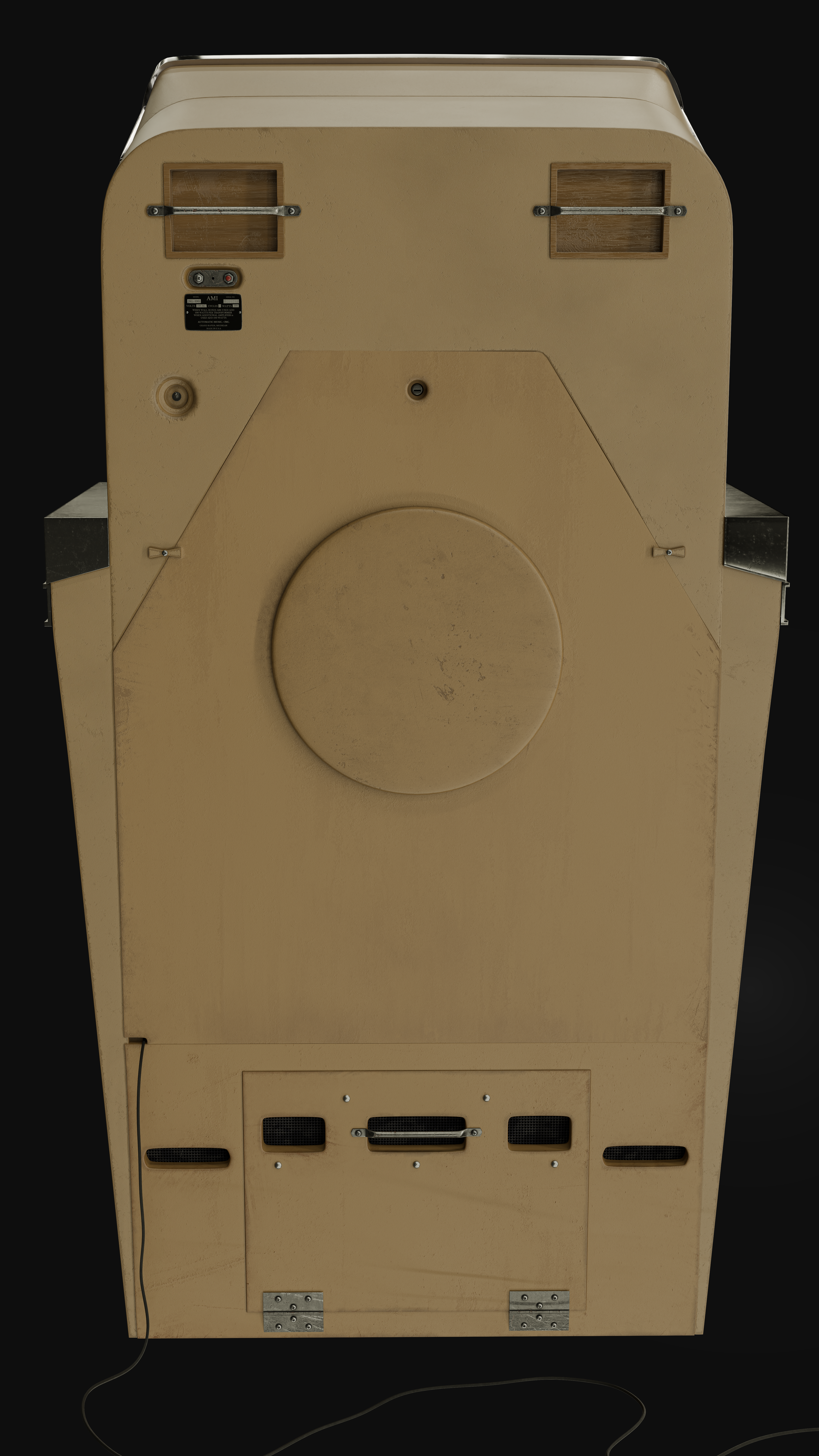 Ami Vintage Jukebox model k Back view